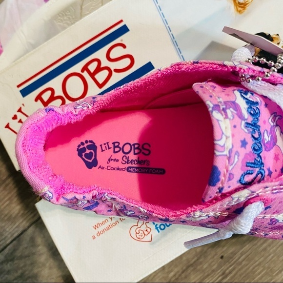 Lil BOBS from Skechers Unicorn Celestial Charm with Aires Cooled Foam Size 3 - Picture 6 of 9